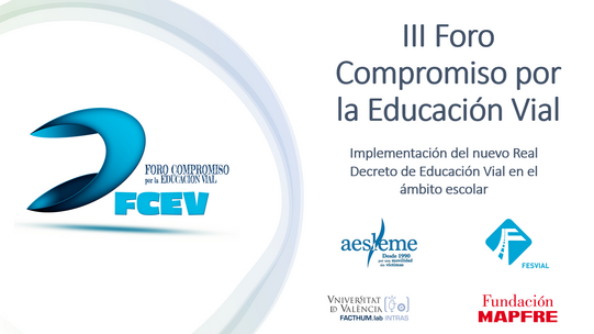 Logo foro Compromiso por la Educación Vial (FCEV)