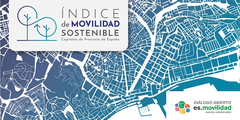 Cartel del Índice de Movilidad Sostenible de las Ciudades Españolas