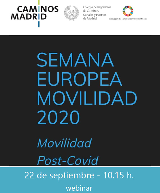 Webinars: La movilidad post-COVID (21 y 22 de septiembre)