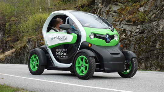 Imagen de un vehículo eléctrico